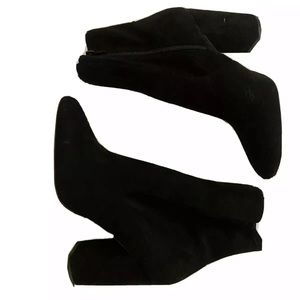 Aldo Aurella Womens Black Fashion Boots Velvet 10